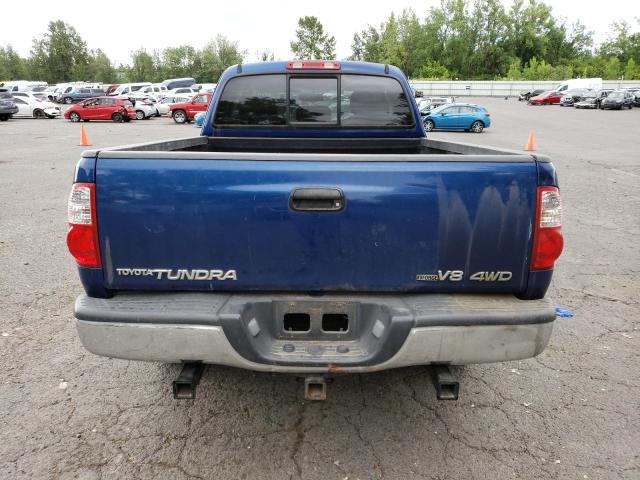 5TBBT44135S466383 - 2005 TOYOTA TUNDRA ACCESS CAB SR5 BLUE photo 6