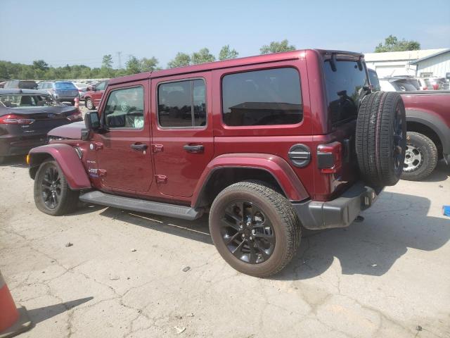 1C4JJXP69MW864729 - 2021 JEEP WRANGLER U SAHARA 4XE MAROON photo 2