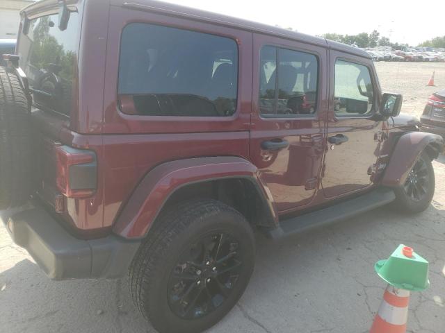 1C4JJXP69MW864729 - 2021 JEEP WRANGLER U SAHARA 4XE MAROON photo 3