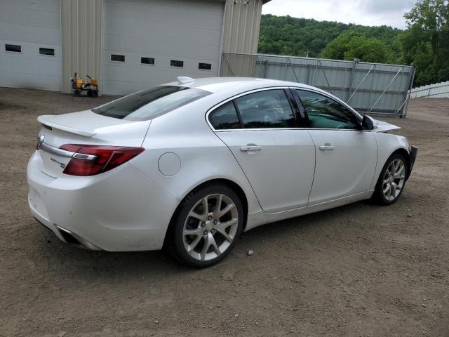 2G4GV5GX5G9207964 - 2016 BUICK REGAL GS WHITE photo 3