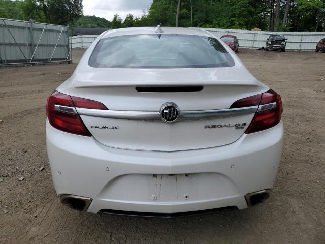 2G4GV5GX5G9207964 - 2016 BUICK REGAL GS WHITE photo 6