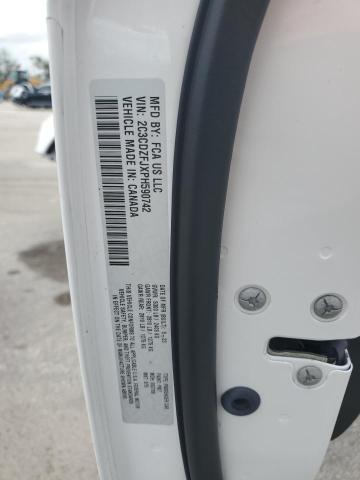 2C3CDZFJXPH590742 - 2023 DODGE CHALLENGER R/T SCAT PACK WHITE photo 12