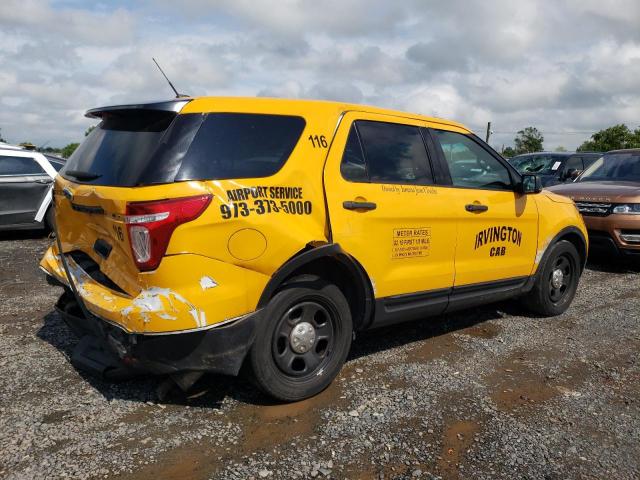 1FM5K8ARXFGB51659 - 2015 FORD EXPLORER POLICE INTERCEPTOR 黄色 照片 3