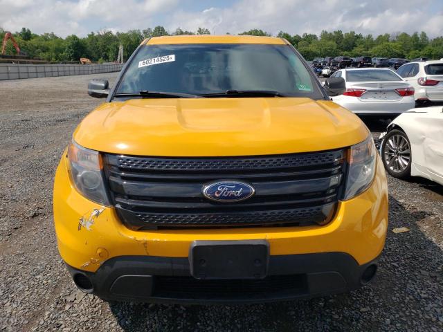 1FM5K8ARXFGB51659 - 2015 FORD EXPLORER POLICE INTERCEPTOR 黄色 照片 5
