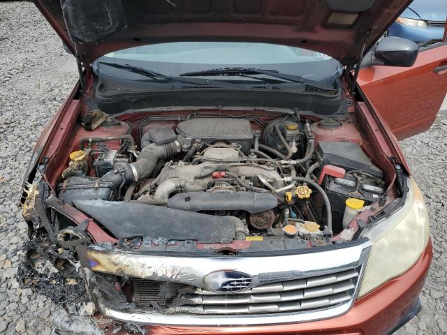 JF2SH6BC3AH907454 - 2010 SUBARU FORESTER XS ORANGE photo 12