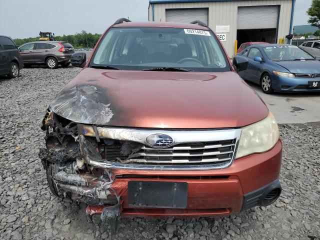 JF2SH6BC3AH907454 - 2010 SUBARU FORESTER XS ORANGE photo 5