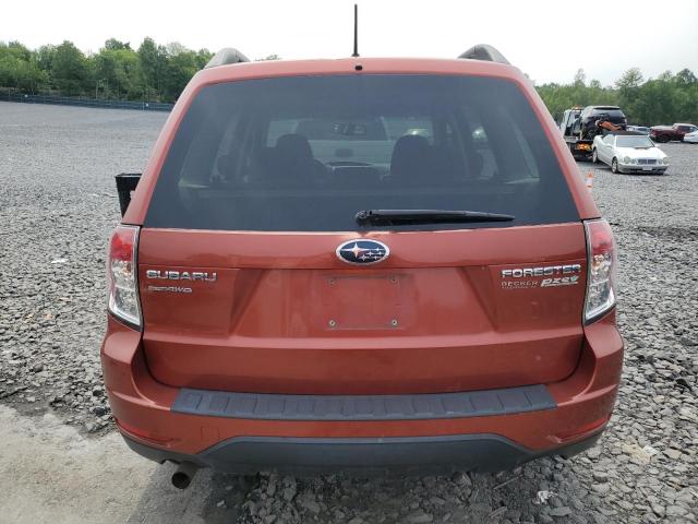 JF2SH6BC3AH907454 - 2010 SUBARU FORESTER XS ORANGE photo 6