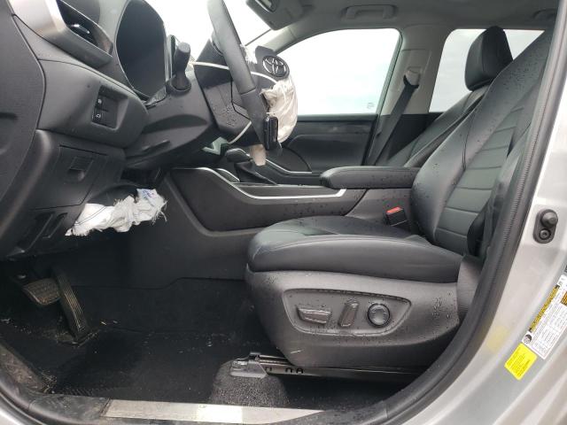 5TDGZRAH7NS124767 - 2022 TOYOTA HIGHLANDER XLE Silber Foto 7