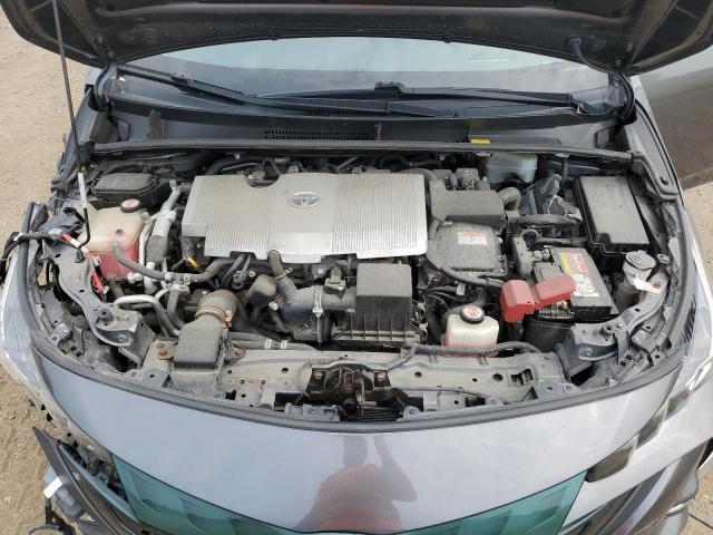 JTDKARFP1H3010321 - 2017 TOYOTA PRIUS PRIM ნაცრისფერი ფოტო 11