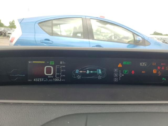 JTDKARFP1H3010321 - 2017 TOYOTA PRIUS PRIM ნაცრისფერი ფოტო 9