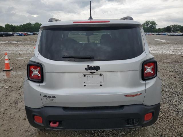 ZACCJBCT5GPD39594 - 2016 JEEP RENEGADE TRAILHAWK SILVER photo 6