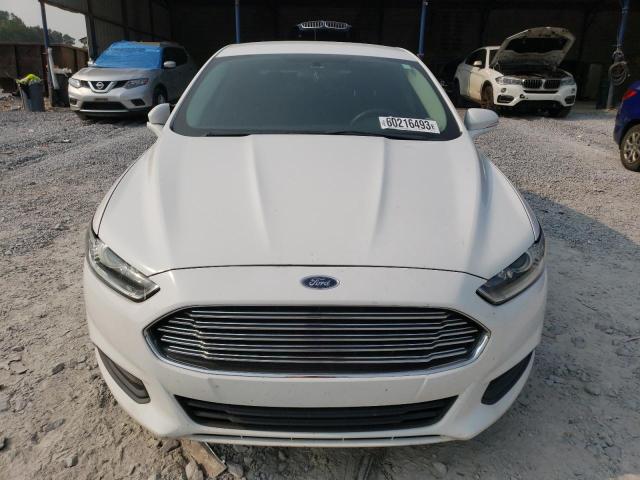 3FA6P0LU0DR317793 - 2013 FORD FUSION SE HYBRID WHITE photo 5