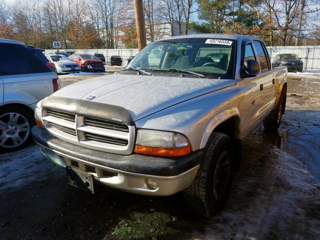 1D7HG38N63S216191 - 2003 DODGE DAKOTA QUAD SPORT  photo 2