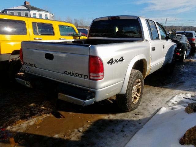 1D7HG38N63S216191 - 2003 DODGE DAKOTA QUAD SPORT  photo 4