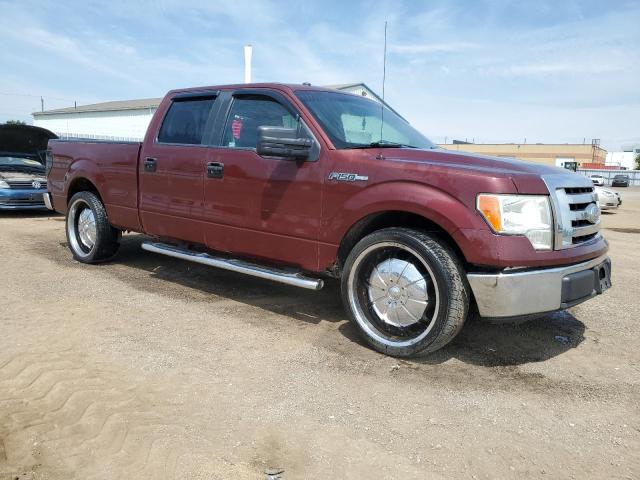 1FTFW1CV5AFB79222 - 2010 FORD F150 SUPERCREW MAROON photo 4