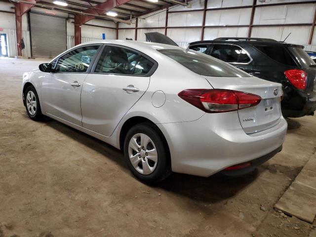 3KPFK4A70HE140656 - 2017 KIA FORTE LX SILVER photo 2