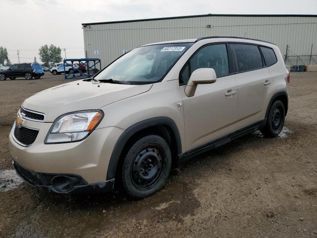 KL77P2EM8CK608906 - 2012 CHEVROLET ORLANDO LT BEIGE photo 1