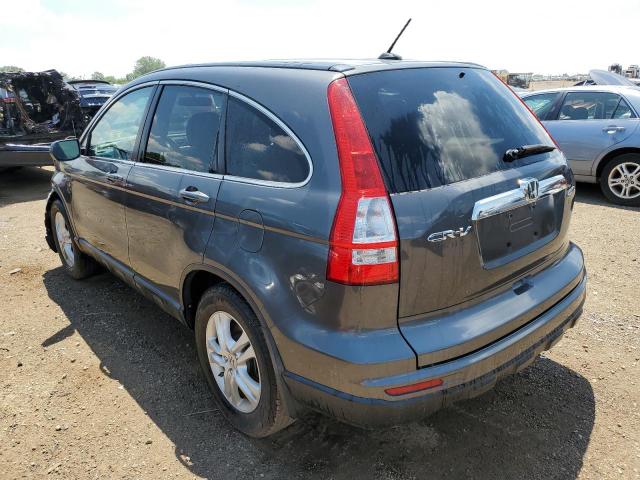 5J6RE4H79BL091525 - 2011 HONDA CR-V EXL BLACK photo 2