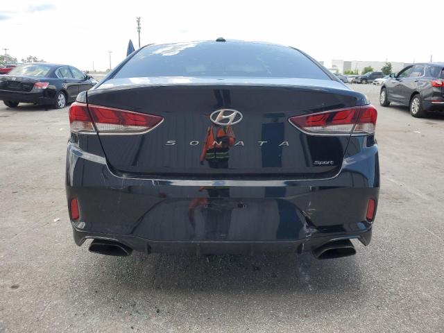 5NPE34AF6JH620864 - 2018 HYUNDAI SONATA SPORT Schwarz Foto 6