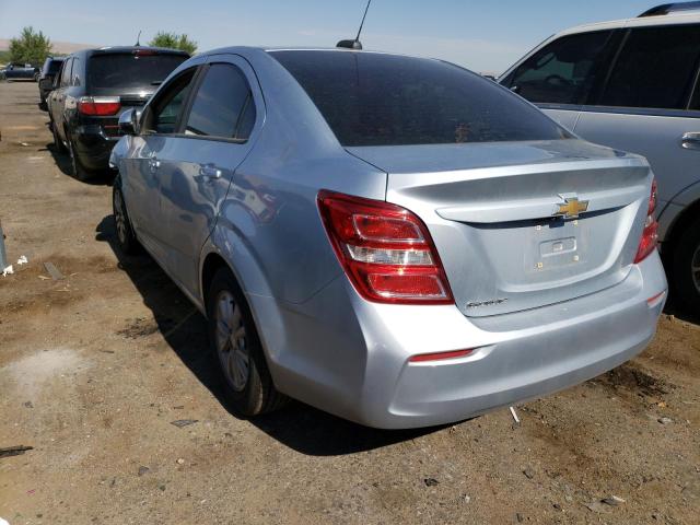 1G1JB5SH4H4151340 - 2017 CHEVROLET SONIC LS BLUE photo 2