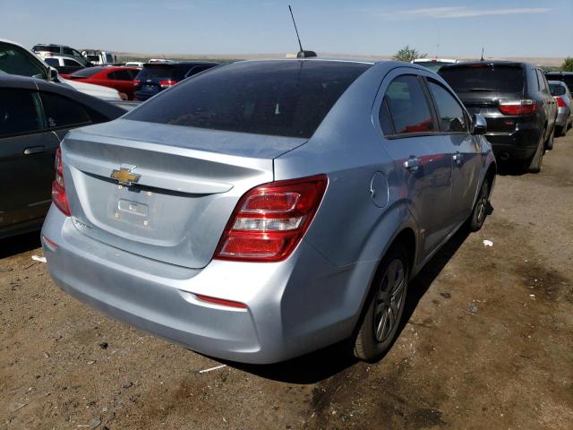 1G1JB5SH4H4151340 - 2017 CHEVROLET SONIC LS BLUE photo 3