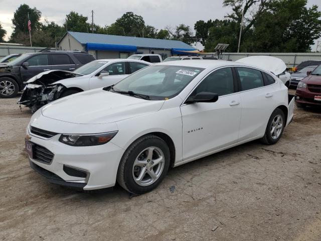 1G1ZC5ST9GF248797 - 2016 CHEVROLET MALIBU LS WHITE photo 1