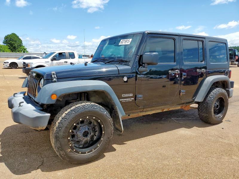 1C4BJWKGXGL232424 - 2016 JEEP WRANGLER U SPORT Siyah fotoğraf 4