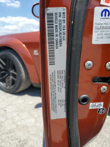 2C3CDZFJ4LH188354 - 2020 DODGE CHALLENGER R/T SCAT PACK ORANGE photo 12