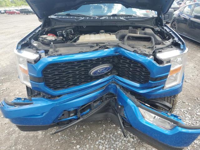 1FTEW1EP9MFA55579 - 2021 FORD F150 SUPERCREW BLUE photo 11