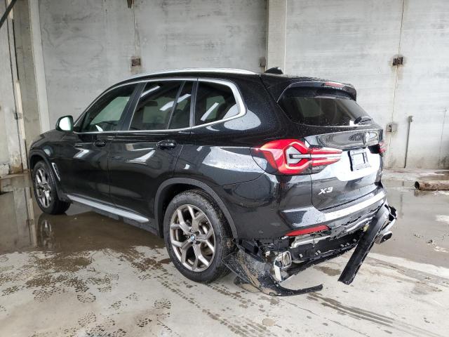 5UX53DP02N9M93630 - 2022 BMW X3 XDRIVE30I BLACK photo 2