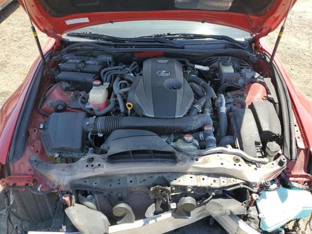 JTHBA1D22G5020575 - 2016 LEXUS IS 200T RED photo 11