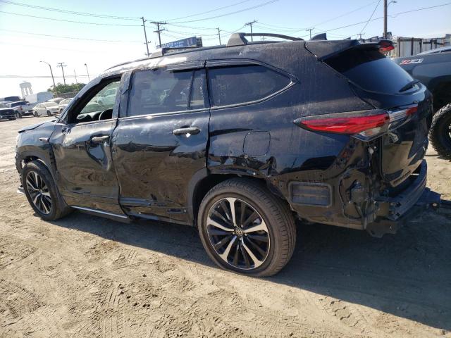 5TDJZRBH0MS118957 - 2021 TOYOTA HIGHLANDER XSE BLACK photo 2