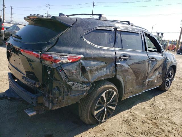 5TDJZRBH0MS118957 - 2021 TOYOTA HIGHLANDER XSE BLACK photo 3