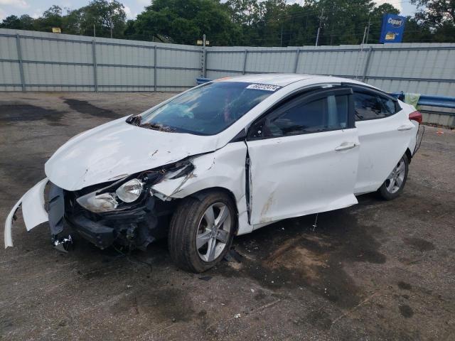 5NPDH4AE4DH242424 - 2013 HYUNDAI ELANTRA GLS WHITE photo 1