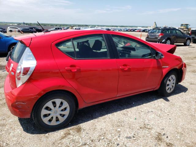 JTDKDTB34D1528954 - 2013 TOYOTA PRIUS C RED photo 3