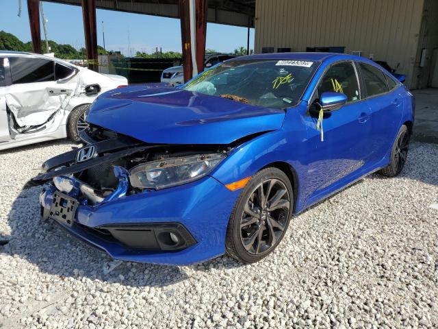 19XFC2F85ME202873 - 2021 HONDA CIVIC SPORT 蓝色 照片 2