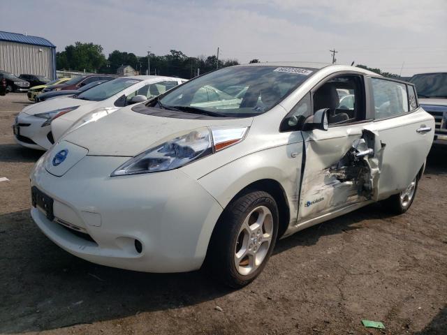 JN1AZ0CP3CT021739 - 2012 NISSAN LEAF SV WHITE photo 1