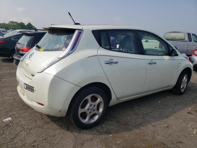 JN1AZ0CP3CT021739 - 2012 NISSAN LEAF SV WHITE photo 3