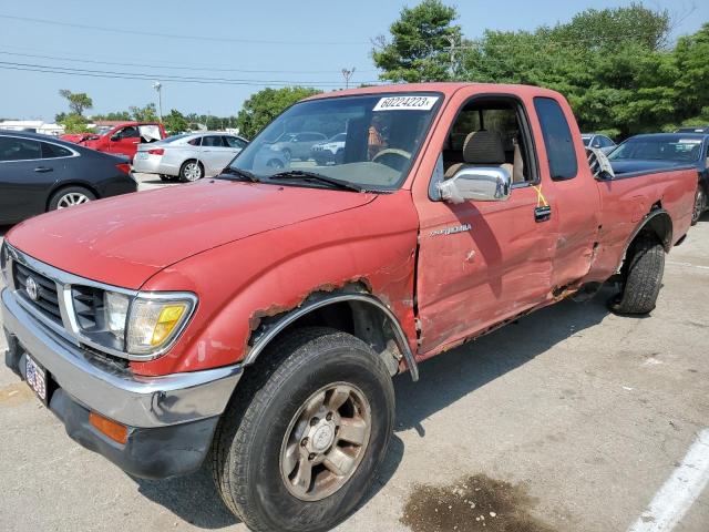 4TAWN74N4TZ136489 - 1996 TOYOTA TACOMA XTRACAB SR5 RED photo 1