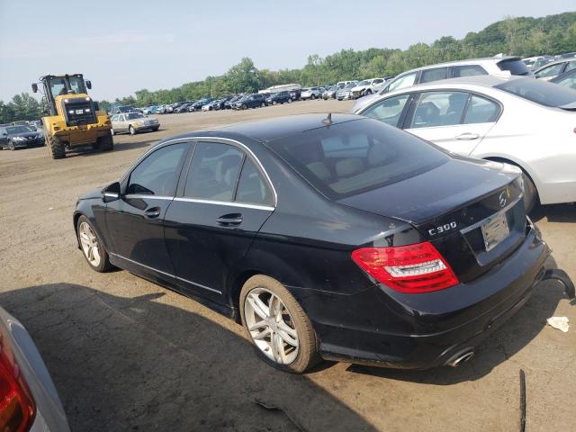 WDDGF8AB9DR275126 - 2013 MERCEDES-BENZ C 300 4MATIC BLACK photo 2