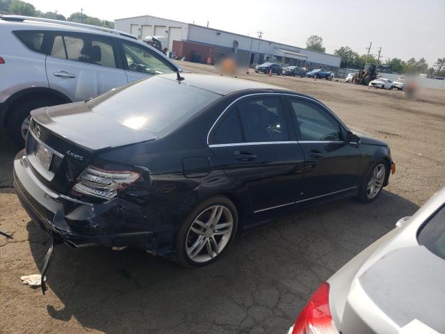 WDDGF8AB9DR275126 - 2013 MERCEDES-BENZ C 300 4MATIC BLACK photo 3