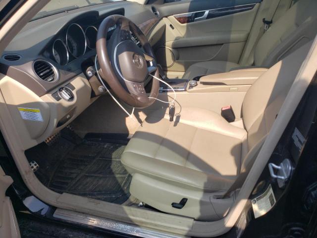 WDDGF8AB9DR275126 - 2013 MERCEDES-BENZ C 300 4MATIC BLACK photo 7