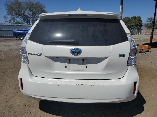 JTDZN3EU7C3108057 - 2012 TOYOTA PRIUS V WHITE photo 6