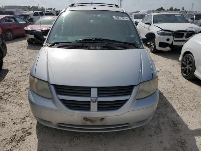 1D4GP45R47B148226 - 2007 DODGE CARAVAN SXT SILVER photo 5