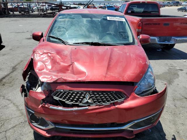 ML32A3HJ2KH014803 - 2019 MITSUBISHI MIRAGE ES RED photo 5