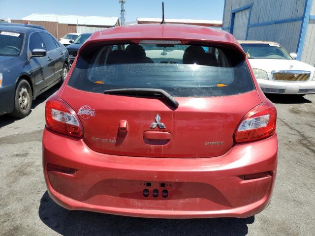 ML32A3HJ2KH014803 - 2019 MITSUBISHI MIRAGE ES RED photo 6