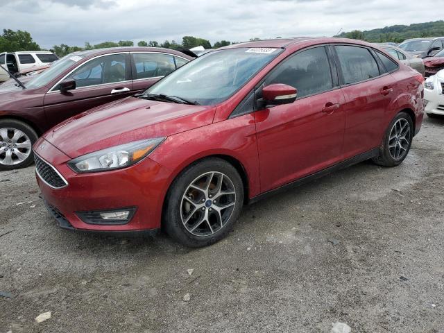 1FADP3H29HL214022 - 2017 FORD FOCUS SEL MAROON photo 1