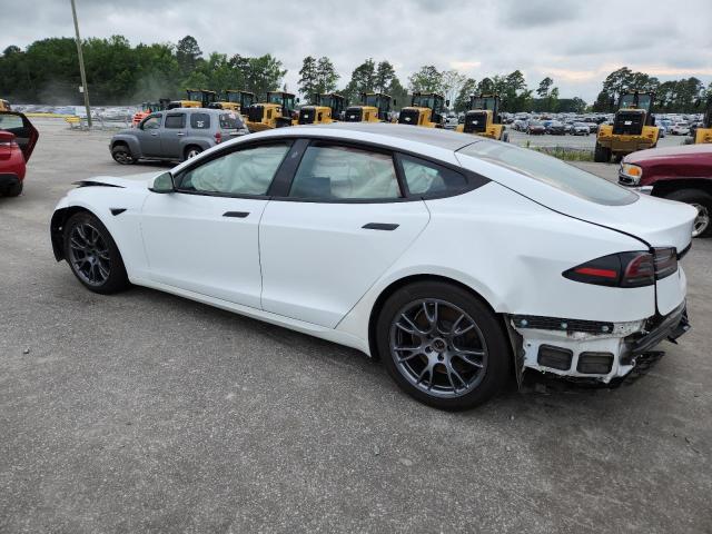 5YJSA1E50NF476127 - 2022 TESLA MODEL S 白色 照片 2