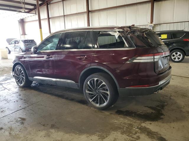 5LM5J7XC7LGL10548 - 2020 LINCOLN AVIATOR RESERVE BURGUNDY photo 2
