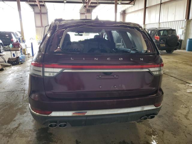 5LM5J7XC7LGL10548 - 2020 LINCOLN AVIATOR RESERVE BURGUNDY photo 6